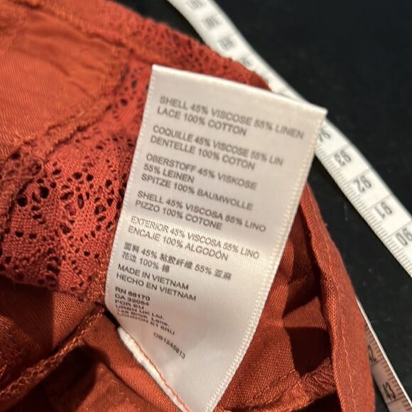 NWT FREE People lace tank top L  - Picture 9 of 10